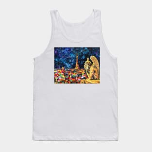 The Intersection of Realities in Paris Tank Top